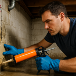 Fixing a Leaky Basement in Chatham.