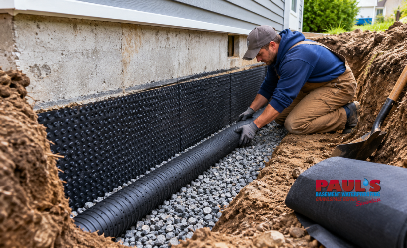 Weeping Tile Installation